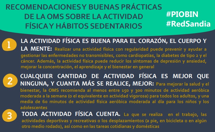 RECOMENDACIONES DE LA OMS SOBRE LA ACTIVIDAD FÍSICA Y HÁBITOS SEDENTARIOS 5-17 AÑOS