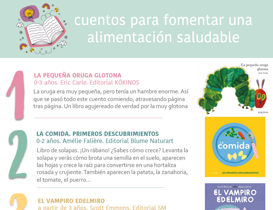 CUENTOS PARA FOMENTAR UNA ALIMENTACIÓN SALUDABLE